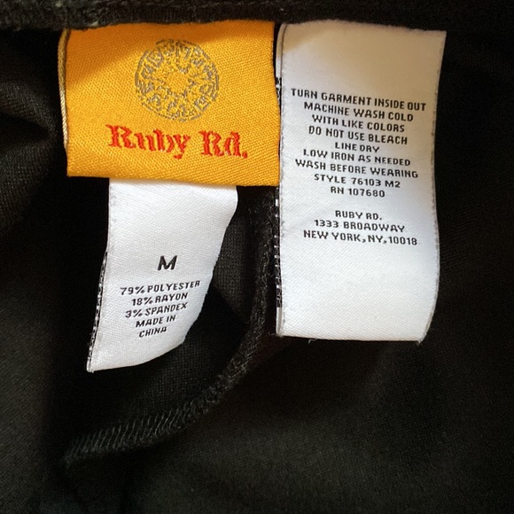 Ruby Rd. Pull-On Pants - Picture 5 of 6